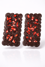 Cranberry & Strawberry Dark Chocolate Slab - Image 3